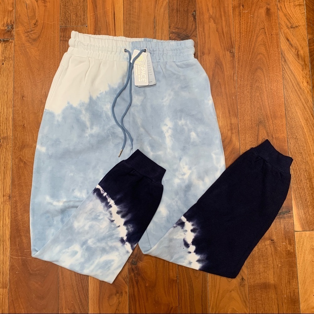 L*Space Daybreak Tie Dye Joggers Blue size M - Picture 4 of 7
